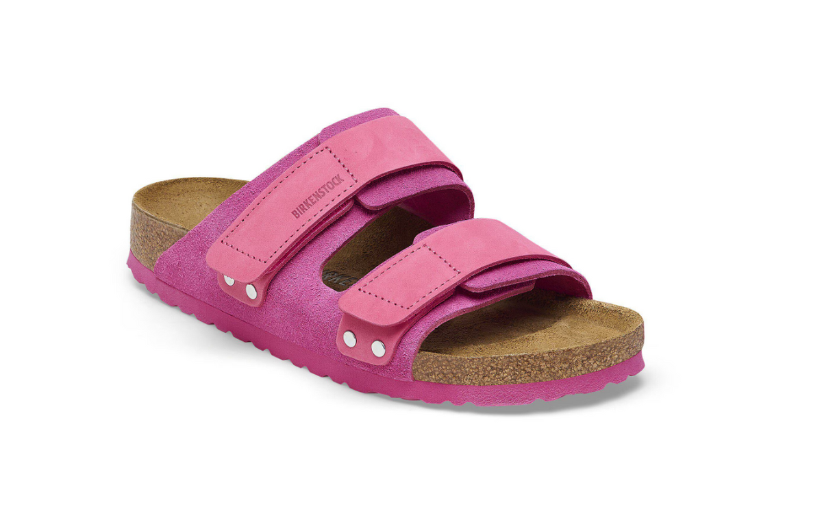 Birkenstock Uji Nubuck-Suede Leather Fuchsia - Tulip, Narrow