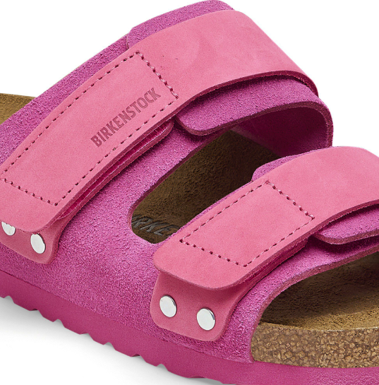 Birkenstock Uji Nubuck-Suede Leather Fuchsia - Tulip, Narrow