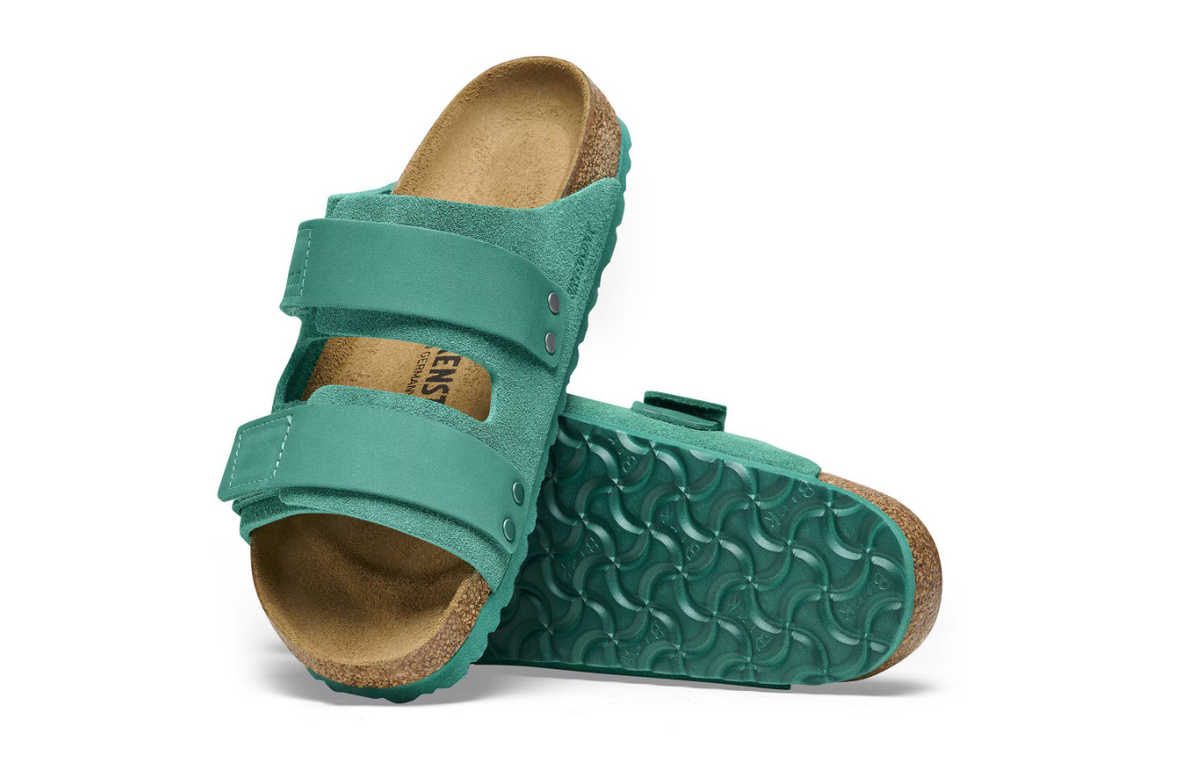 Birkenstock Uji Nubuck Leather/Suede Digital Green Narrow