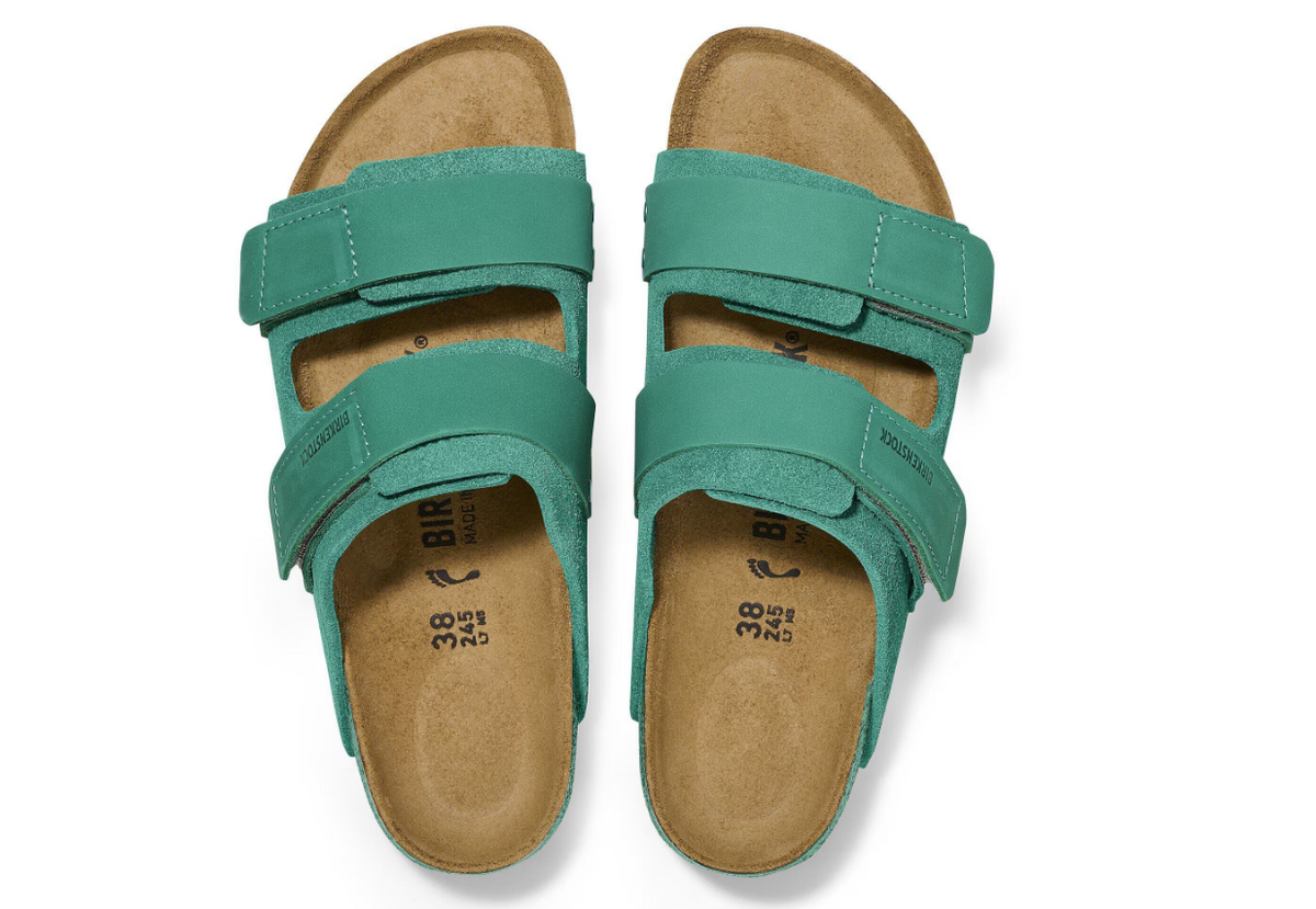 Birkenstock Uji Nubuck Leather/Suede Digital Green Narrow