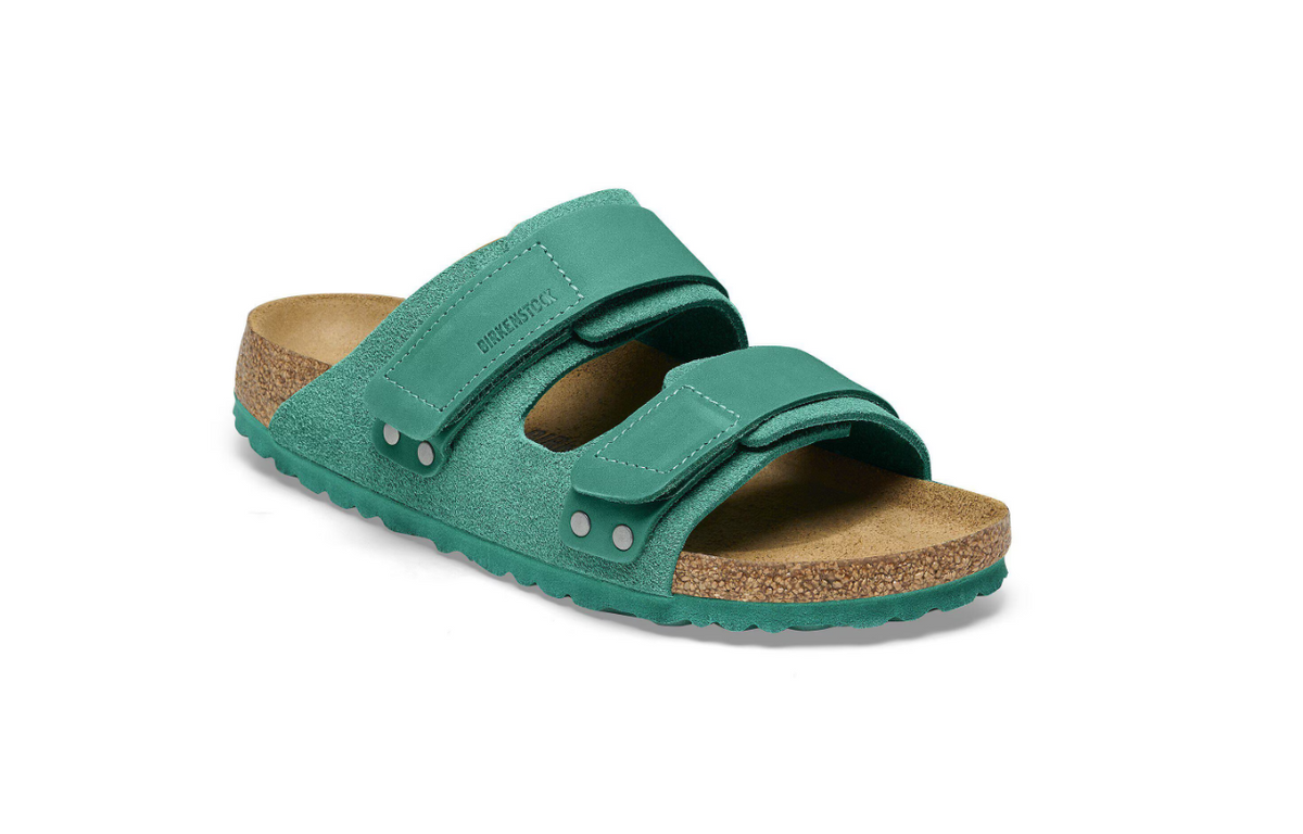 Birkenstock Uji Nubuck Leather/Suede Digital Green Narrow