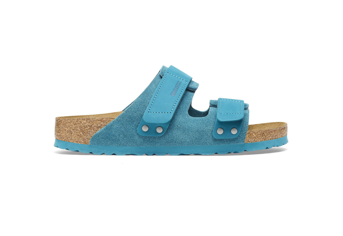 Birkenstock Uji Nubuck Leather/Suede Deep Turquoise Regular
