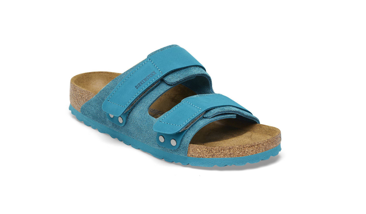 Birkenstock Uji Nubuck Leather/Suede Deep Turquoise Narrow