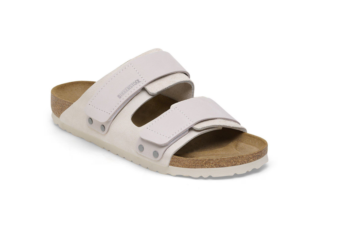 Birkenstock Uji Nubuck Antique Leather/Suede - White, Narrow
