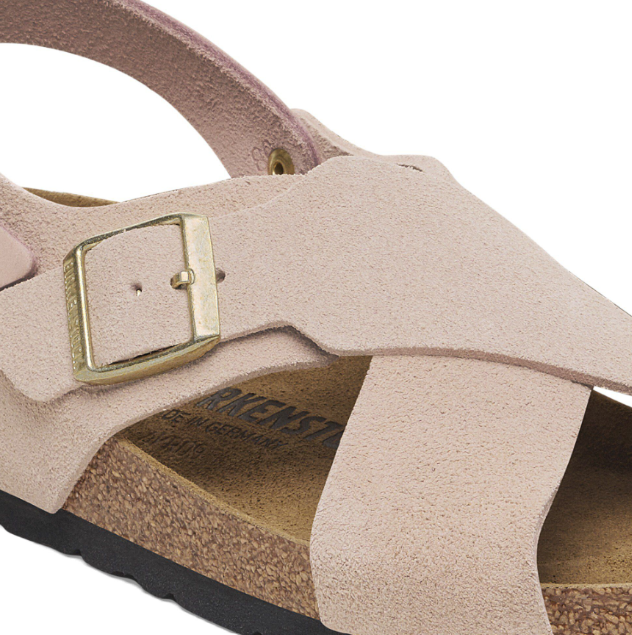Birkenstock Tulum II Nubuck Leather/Suede - Light Rose, Narrow
