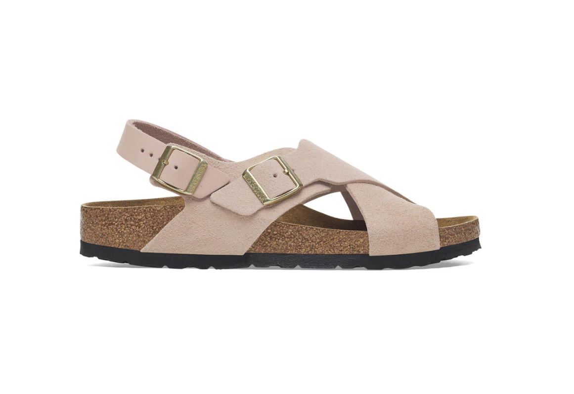 Birkenstock Tulum II Nubuck Leather/Suede - Light Rose, Narrow
