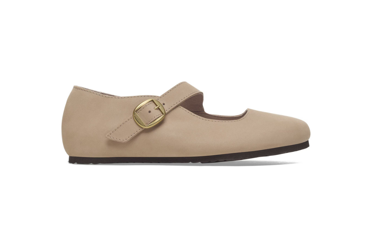 Birkenstock Tracy Nubuck Leather - Sand, Narrow