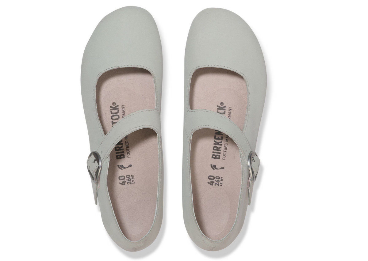 Birkenstock Tracy Nubuck Leather - Pure Sage, Narrow
