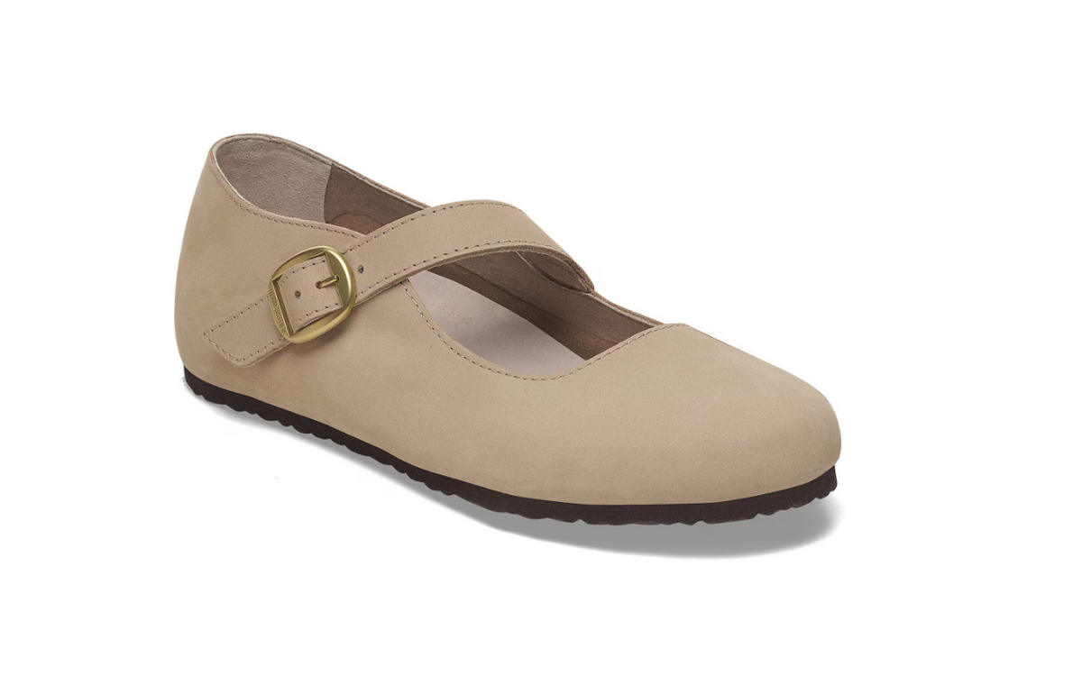 Birkenstock Tracy Nubuck Leather - Sand, Regular