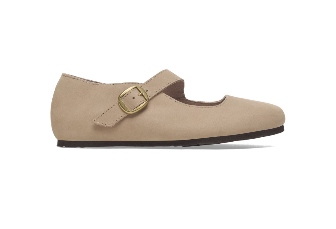 Birkenstock Tracy Nubuck Leather - Sand, Regular