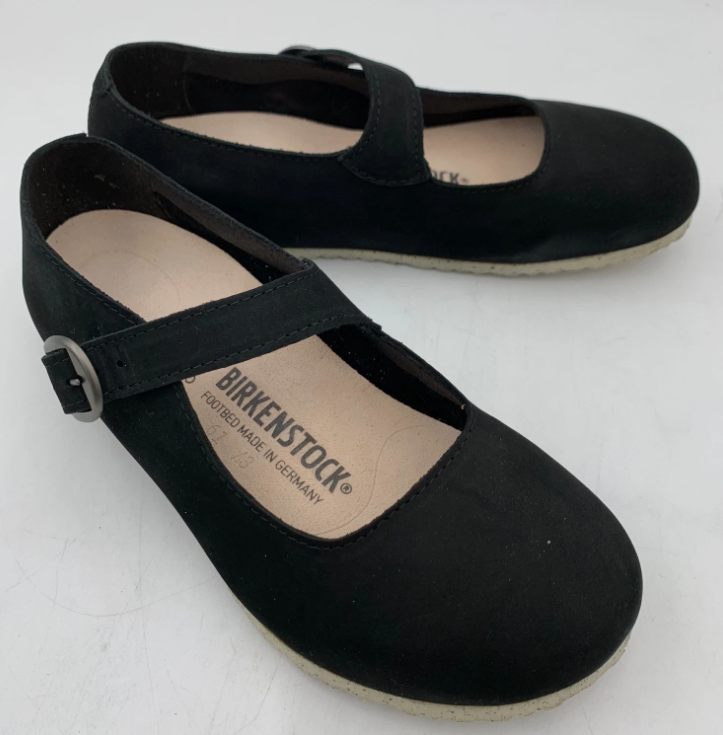 Birkenstock Tracy Nubuck Leather Black Regular
