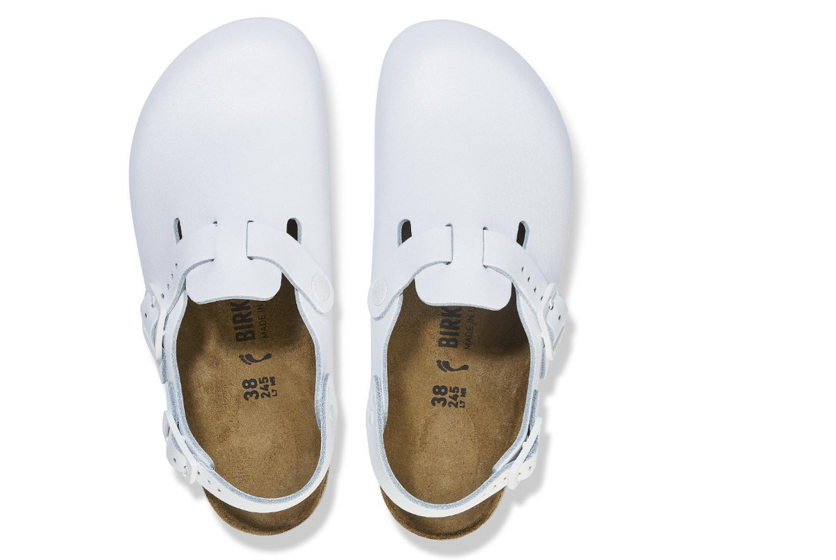 Birkenstock Tokio Super Grip Leather White Regular