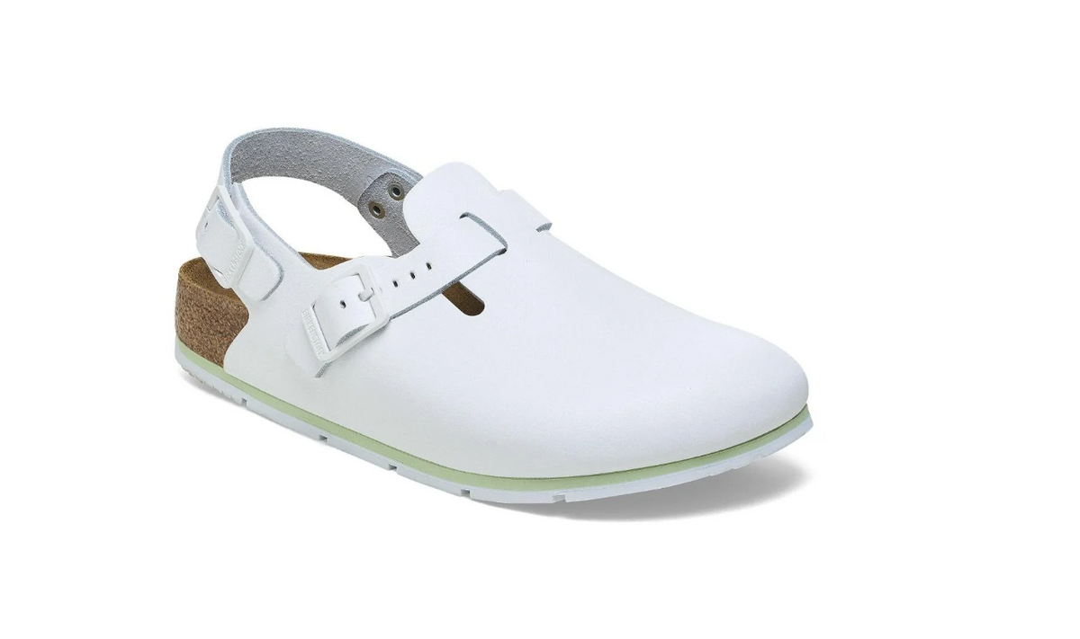 Birkenstock Tokio Super Grip Leather White Regular