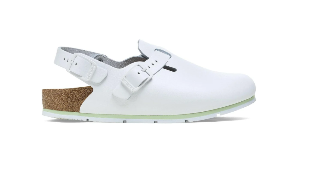 Birkenstock Tokio Super Grip Leather White Regular