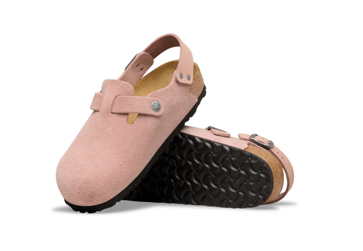 Birkenstock Tokio Suede Leather Pink Clay Regular