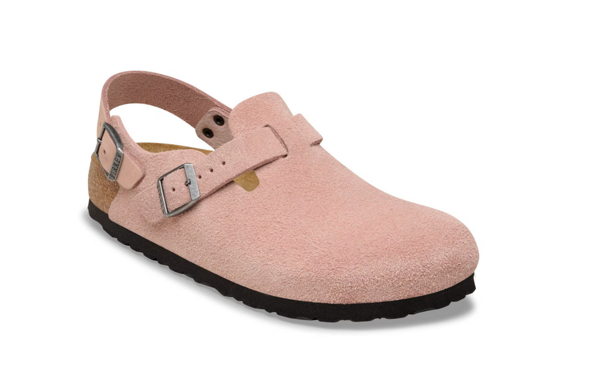 Birkenstock Tokio Suede Leather Pink Clay Regular