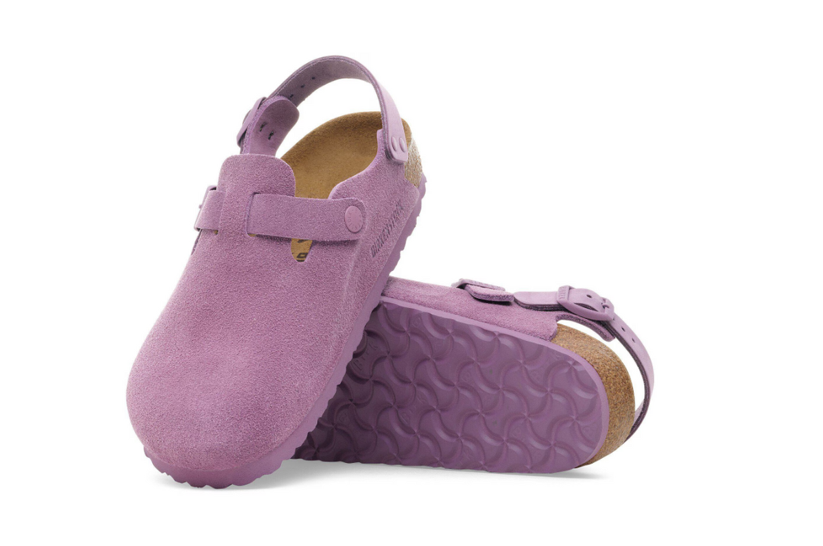 Birkenstock Tokio Suede Leather - Mauve, Narrow