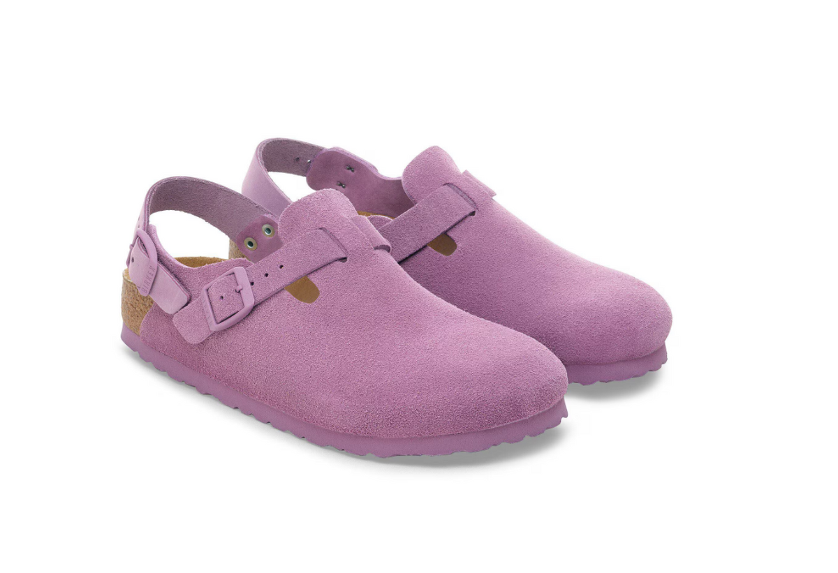 Birkenstock Tokio Suede Leather - Mauve, Narrow