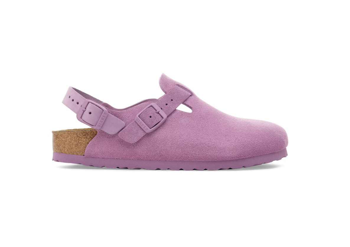 Birkenstock Tokio Suede Leather - Mauve, Narrow
