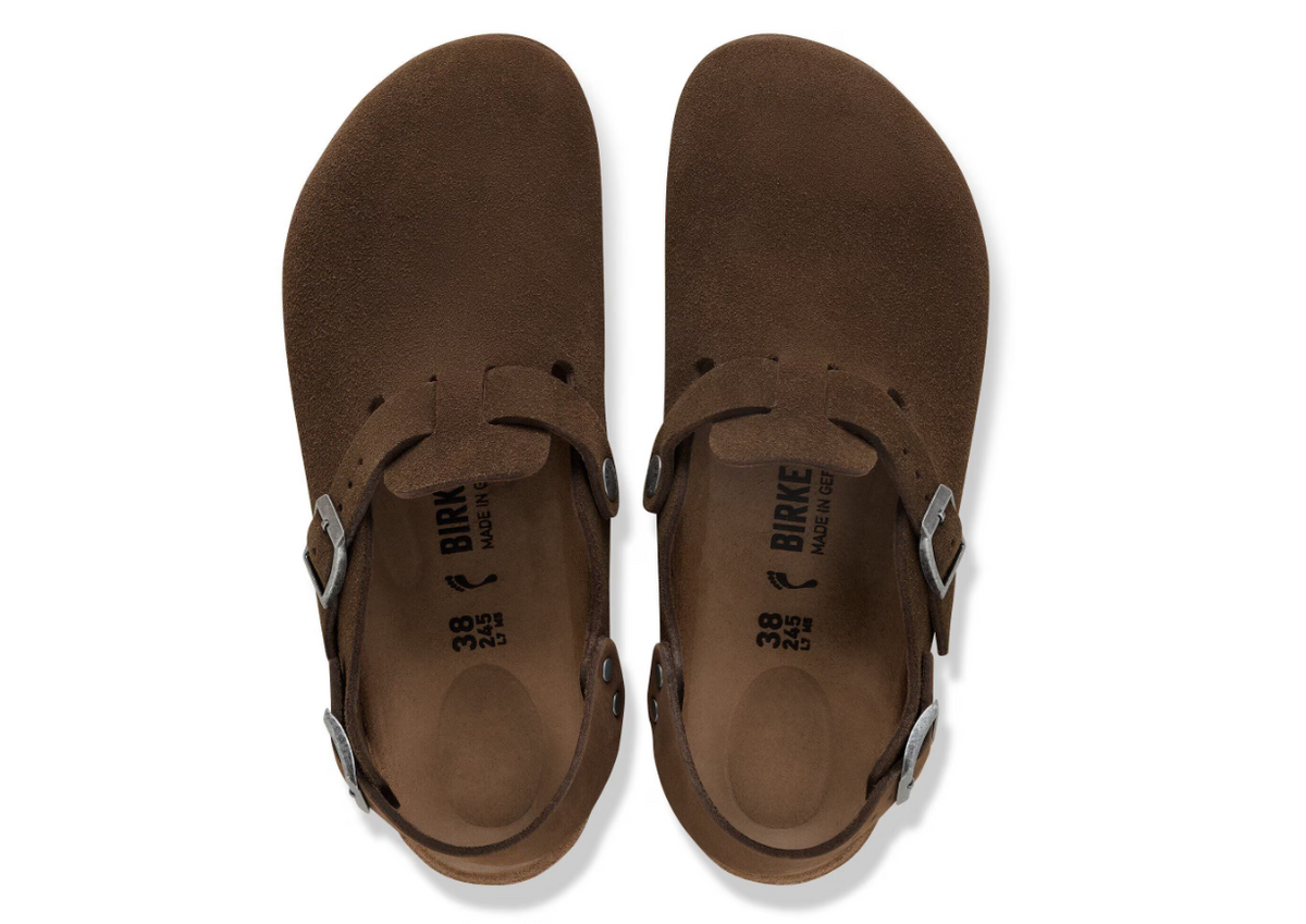 Birkenstock Tokio Suede Leather Clog Carafe Regular