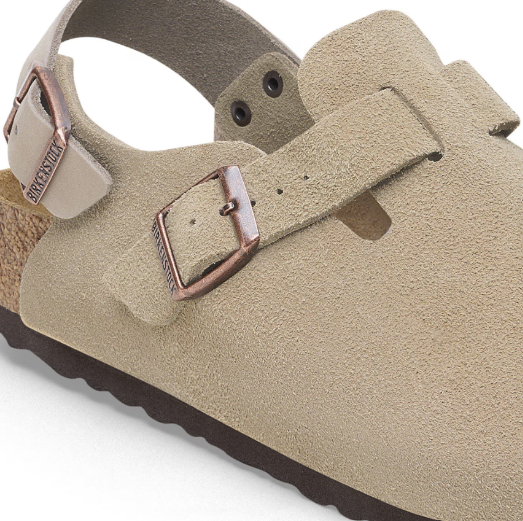 Birkenstock Tokio Suede Leather Taupe Narrow