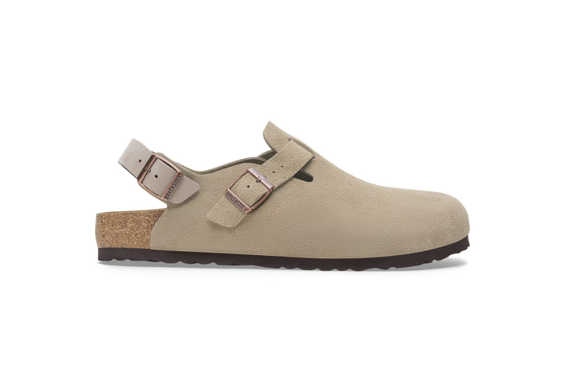 Birkenstock Tokio Suede Leather Taupe Narrow
