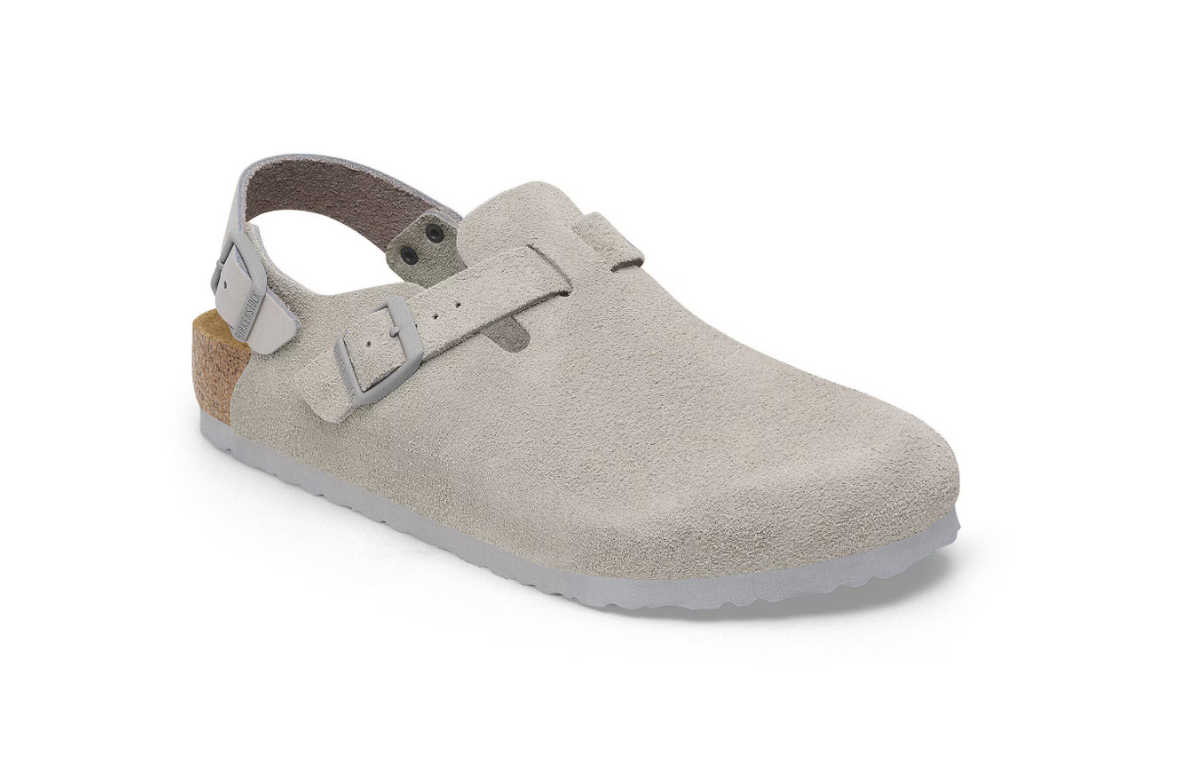 Birkenstock Tokio Suede Leather Stone Coin Regular