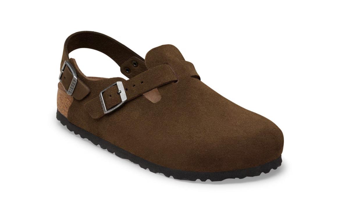 Birkenstock Tokio Suede Leather Carafe Clog Narrow