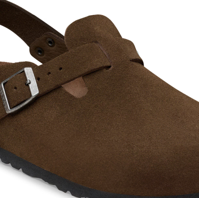 Birkenstock Tokio Suede Leather Carafe Clog Narrow
