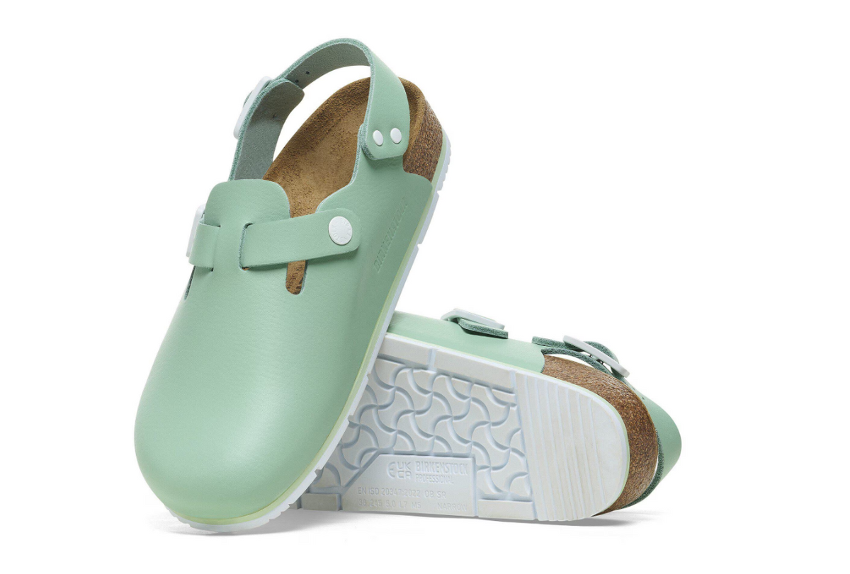 Birkenstock Tokio PRO Natural Leather - Matcha, Narrow