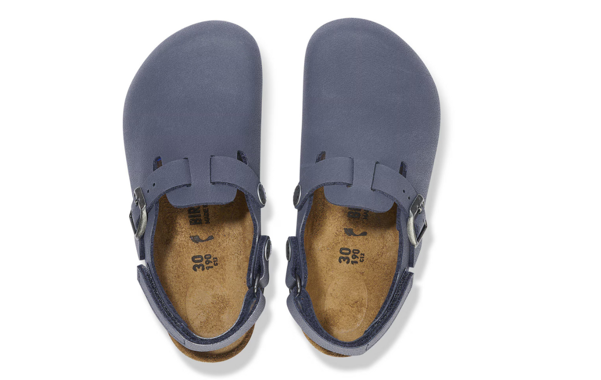 Birkenstock Tokio Kids Birko-Flor Nubuck - Navy, Narrow