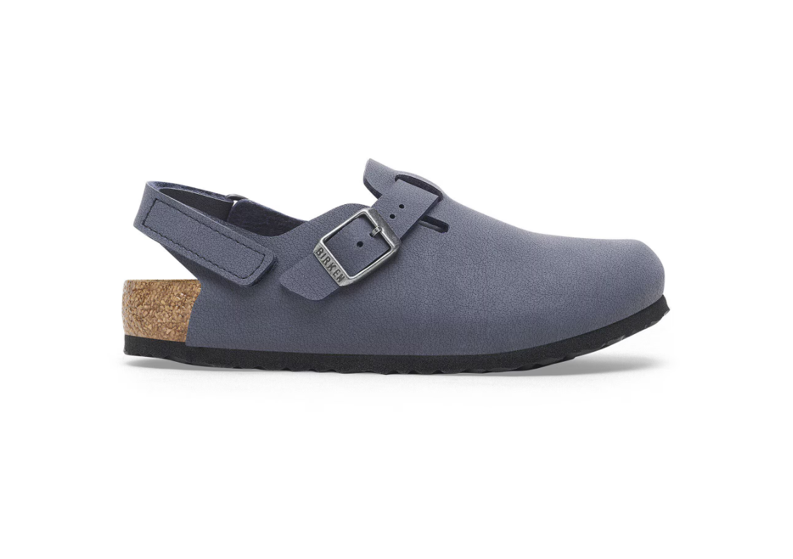 Birkenstock Tokio Kids Birko-Flor Nubuck - Navy, Narrow
