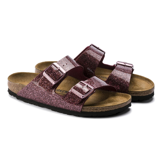 Birkenstock Arizona Birko-Flor Cosmic Sparkle Sandals - Port - Regular