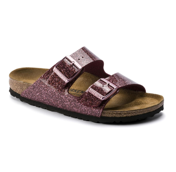 Birkenstock Arizona Birko-Flor Cosmic Sparkle Sandals - Port - Regular