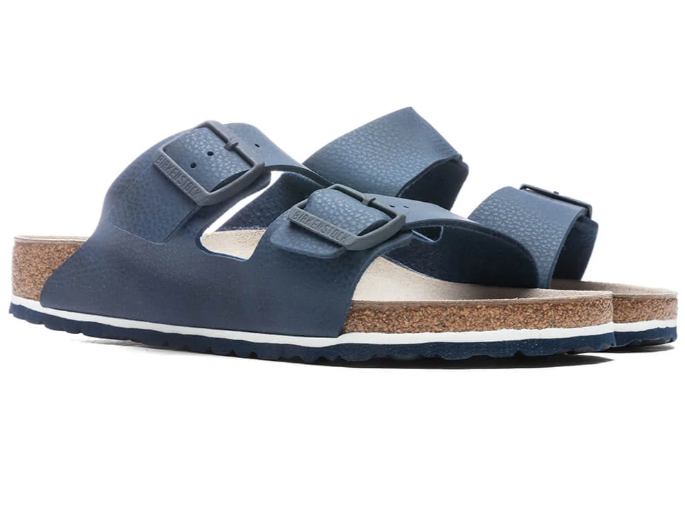 Birkenstock Arizona Birko-Flor Sandals - Desert Soil Blue - Regular