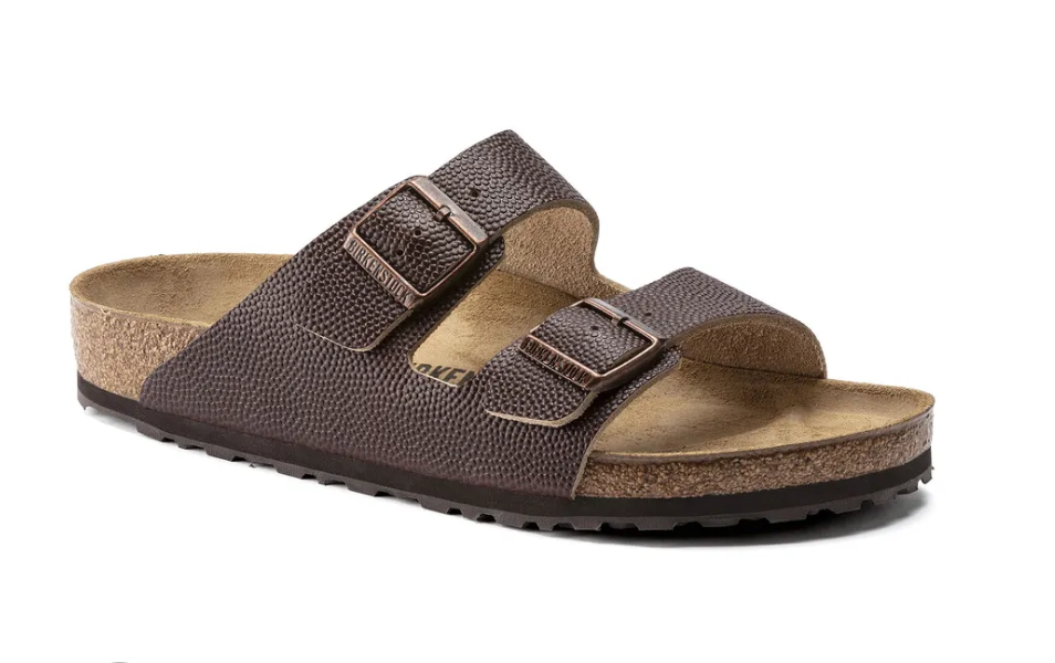 Birkenstock Arizona Horween Embossed Leather Sandals - Roast - Regular
