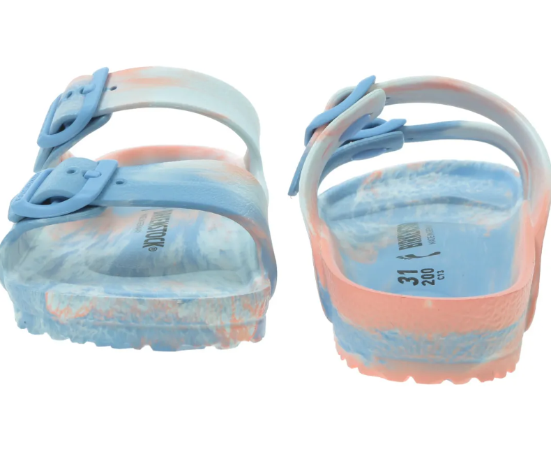 Birkenstock Arizona Kids EVA Sandals - Multi Coral Peach - Narrow