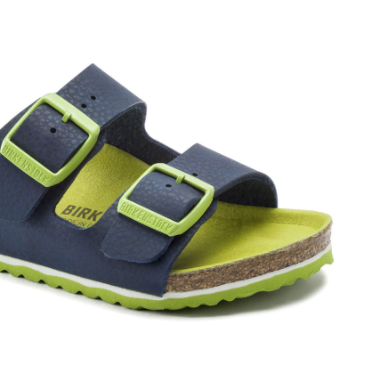 Birkenstock Arizona Kids Birko-Flor Sandals - Desert Soil Vibrant Blue - Narrow