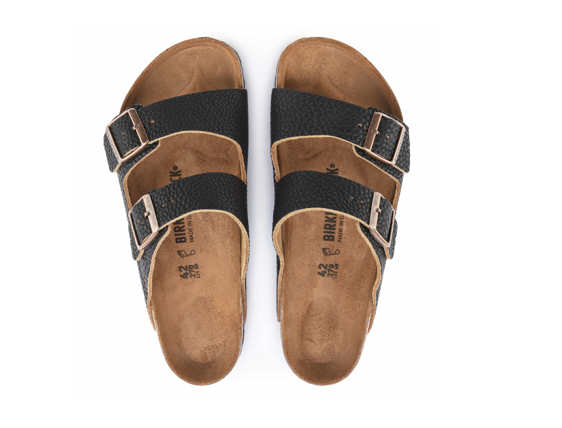 Birkenstock Arizona Nomad Leather Sandals - Nomad Black - Regular