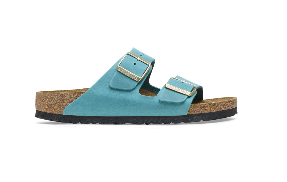 Birkenstock Arizona Oiled Leather Sandals - Biscay Bay - Narrow