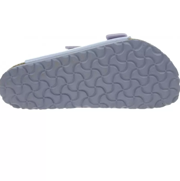 Birkenstock Arizona Birko-Flor Patent Sandals - Purple Fog - Regular