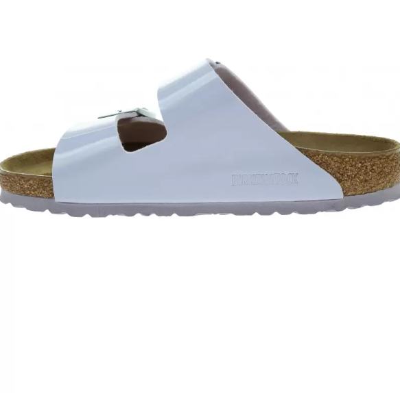 Birkenstock Arizona Birko-Flor Patent Sandals - Purple Fog - Regular
