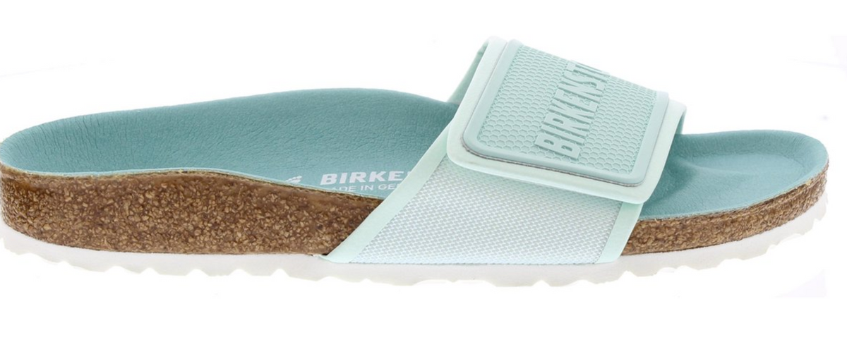 Birkenstock Tema Microfiber Turquoise Sandals Narrow