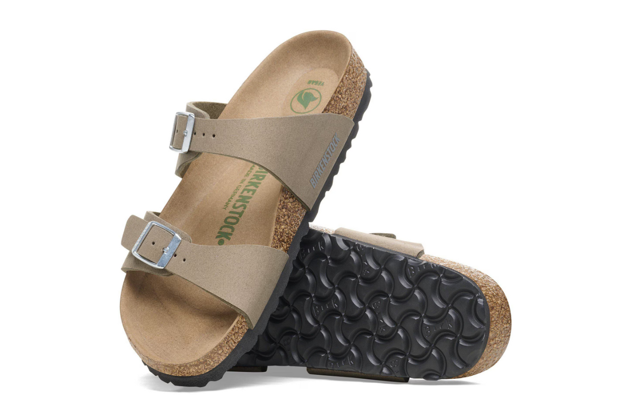 Birkenstock Sydney Vegan Synthetics Gray Taupe Regular
