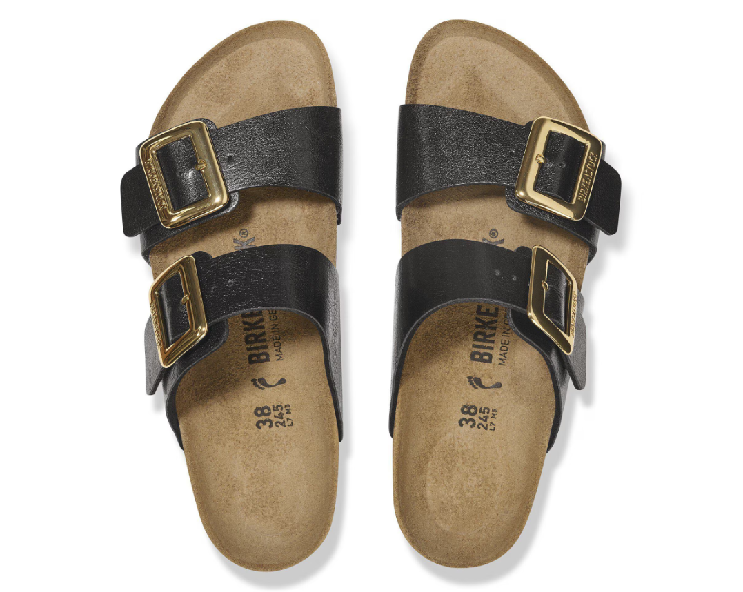 Birkenstock Sydney Cushion Buckle Birko-Flor Graceful Licorice Regular