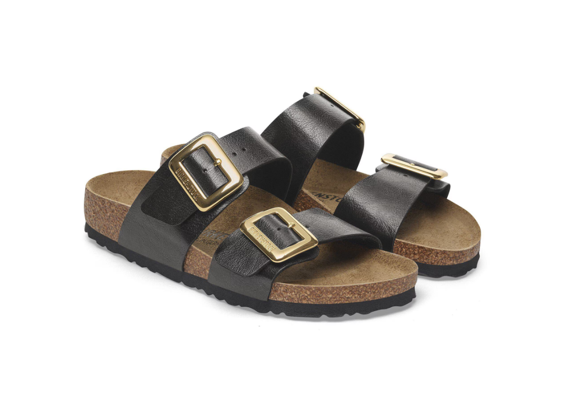 Birkenstock Sydney Cushion Buckle Birko-Flor Graceful Licorice Regular
