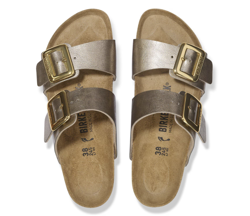 Birkenstock Sydney Cushion Buckle Birko-Flor Graceful -Taupe, Regular
