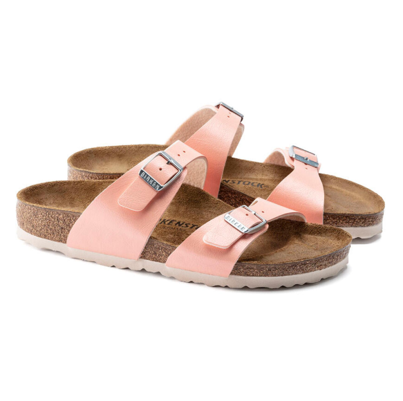 Birkenstock Sydney Birko-Flor Graceful Coral Peach Narrow
