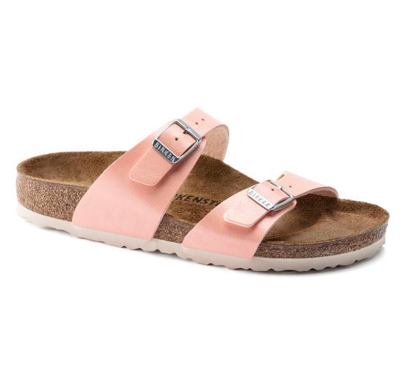 Birkenstock Sydney Birko-Flor Graceful Coral Peach Narrow
