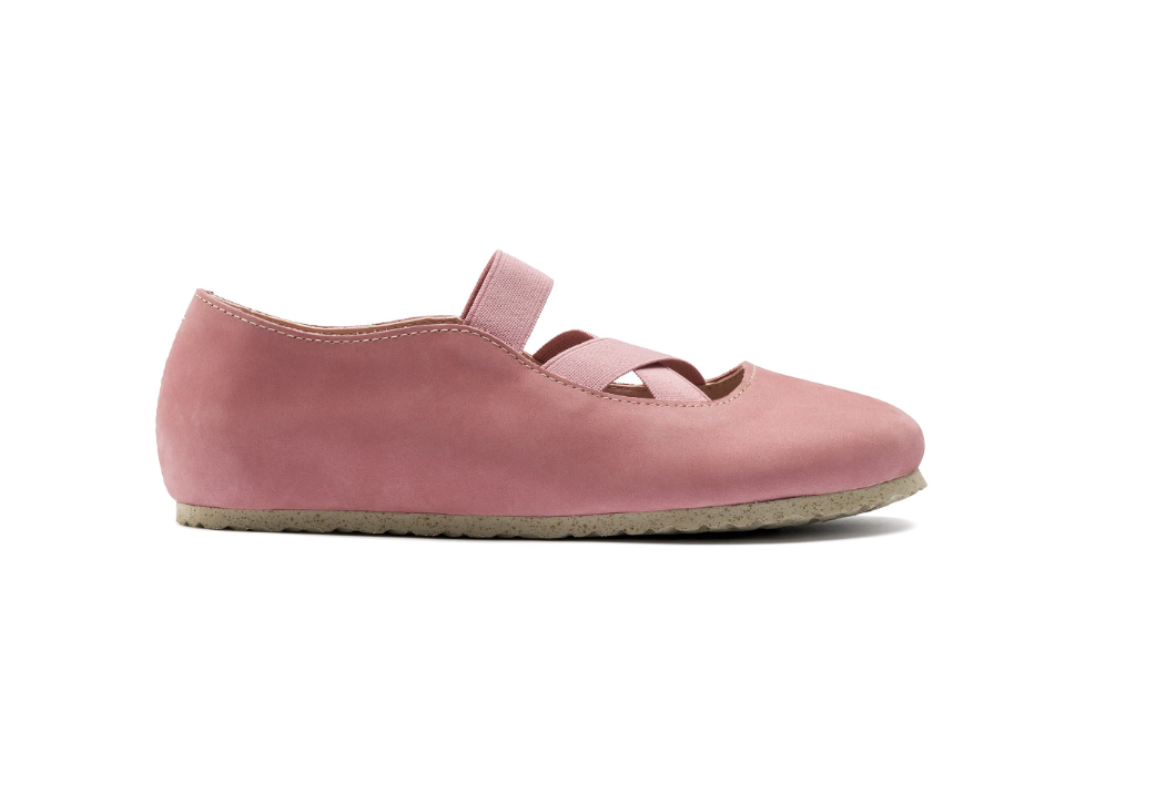 Birkenstock Santa Ana Nubuck Leather Rose Old Rose Narrow